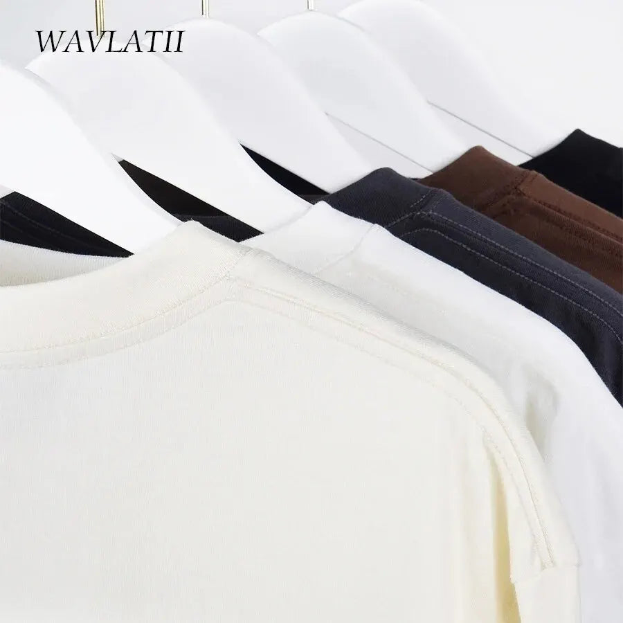 100% Cotton Five Half Sleeve Men's Women Summer T-shirt Loose Short-sleeved Casual Basic Shirt O Neck Solid Color Oversize